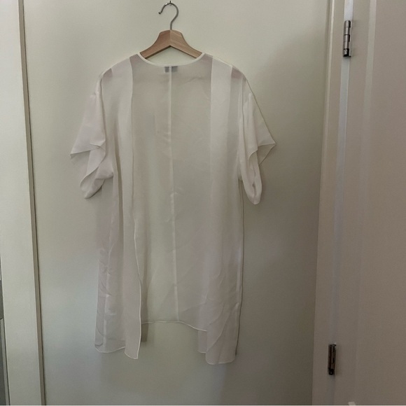 NWT Raey Silk Day Top V-Neck Blouse - Picture 9 of 10